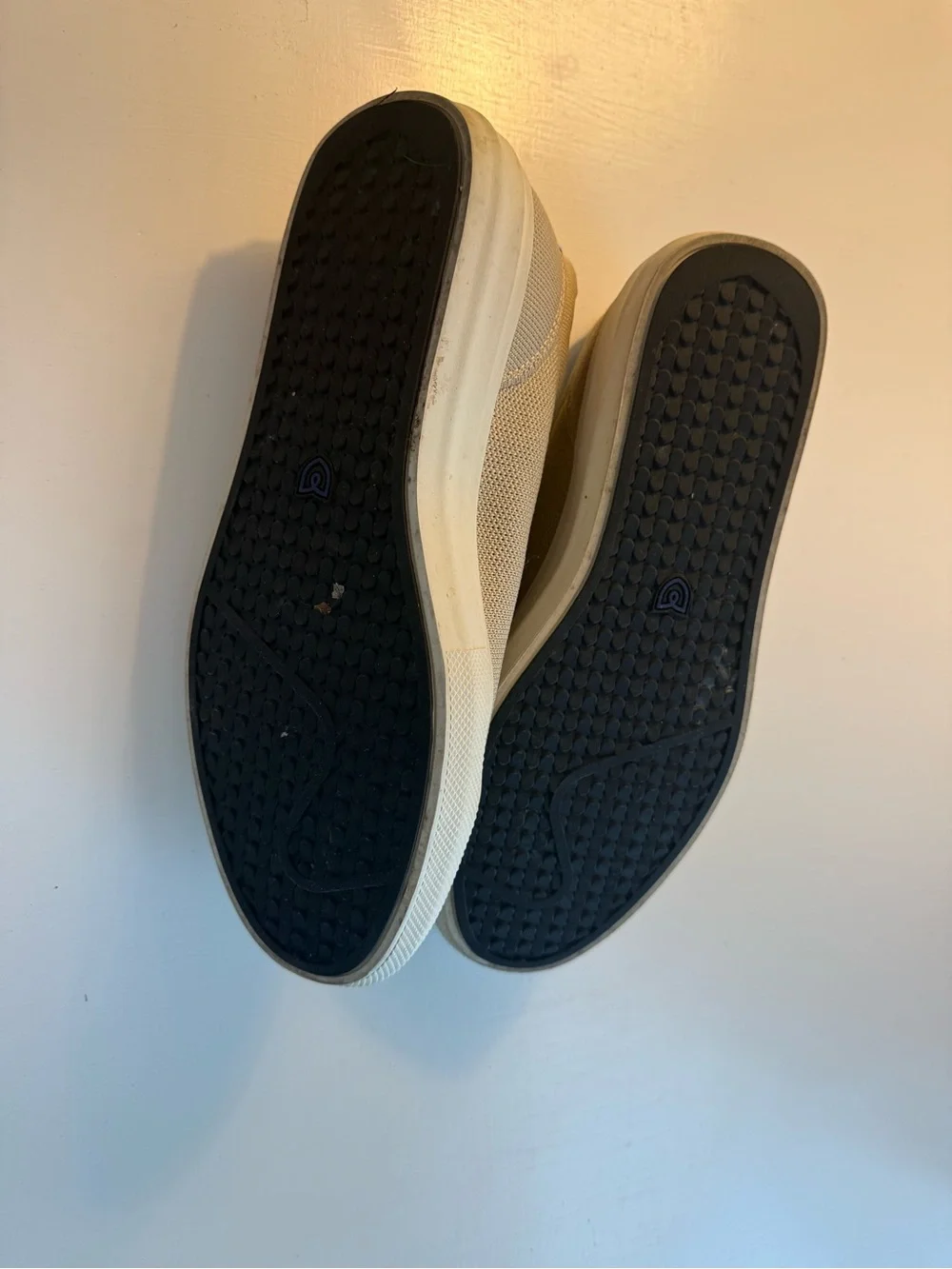 Worn Once Rothy's Beige Knit Low-Top Sneakers
